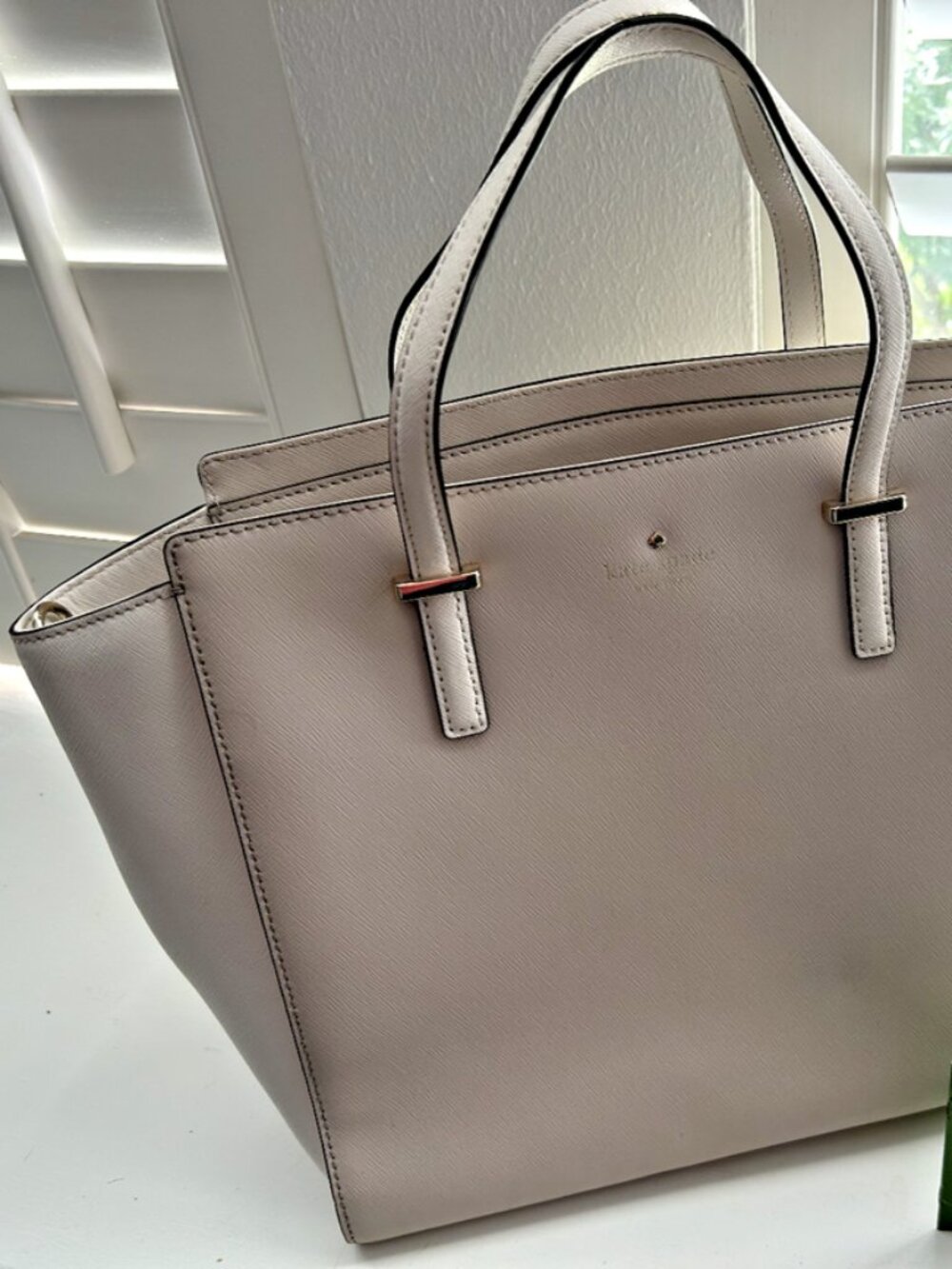 Kate Spade Cedar Street Hayden Leather Satchel Cross Shoulder Bag
